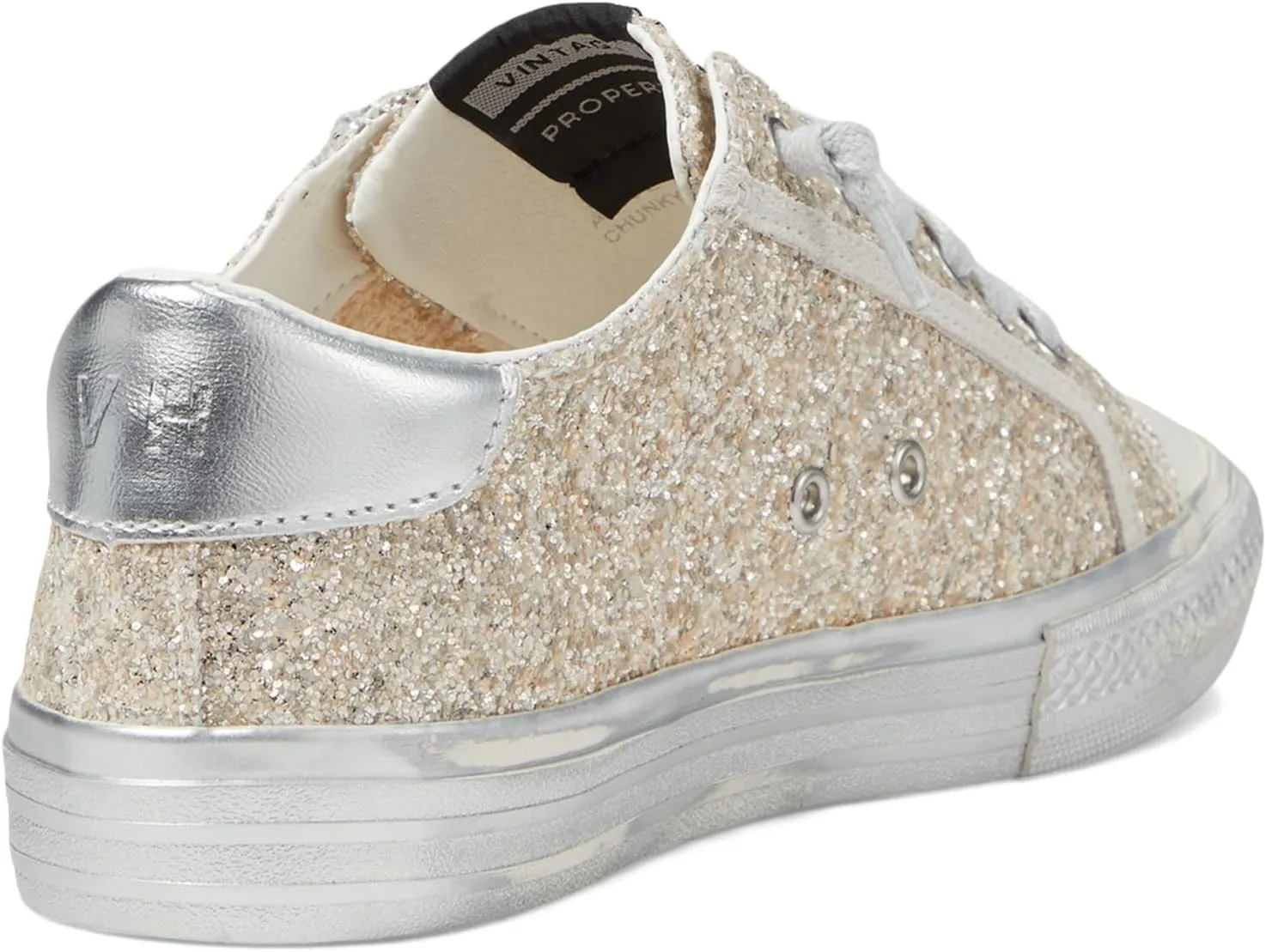 Alive Vintage Havana Sneakers, Silver