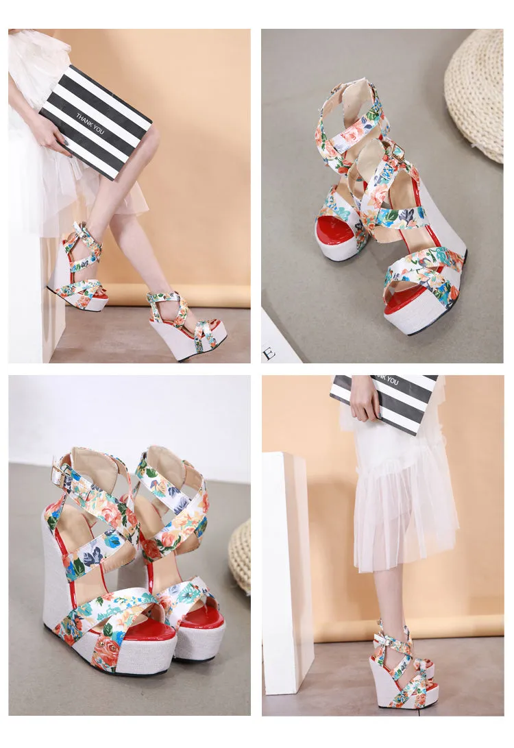 Aneikeh Summer Women Wedges