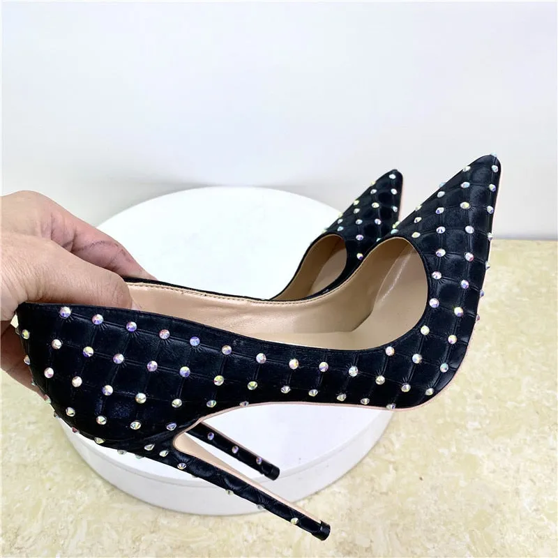 Funki Buys | Shoes | Women's Beaded Crystal Luxury Stilettos
