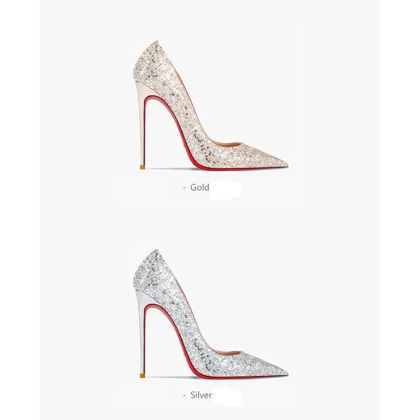 Funki Buys | Shoes | Women's Sparkly Red Bottom High Stilettos