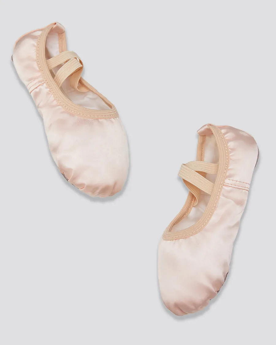 Girl's Satin Ballet Shoes