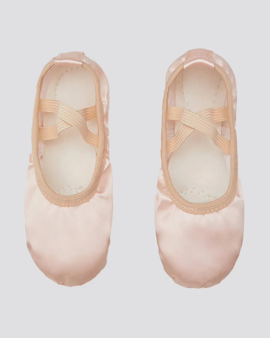 Girl's Satin Ballet Shoes