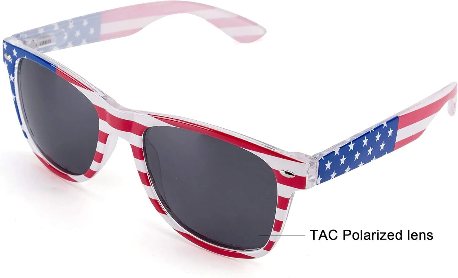 GLADVISION Polarized Classic Unisex American Flag USA Patriot Sunglasses