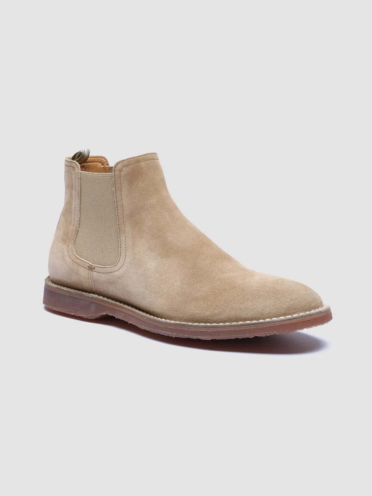 KENT 005 - Taupe Suede Chelsea Boots