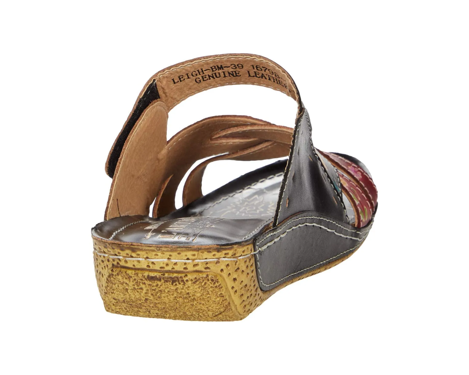 Leigh L'Artiste by Spring Step sandals, black