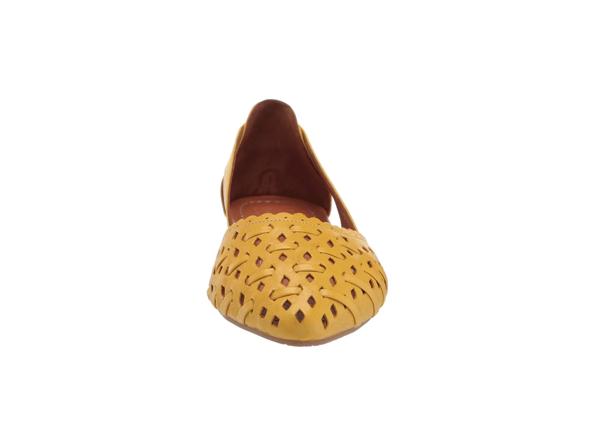 Low heels Spring Step Delorse, yellow